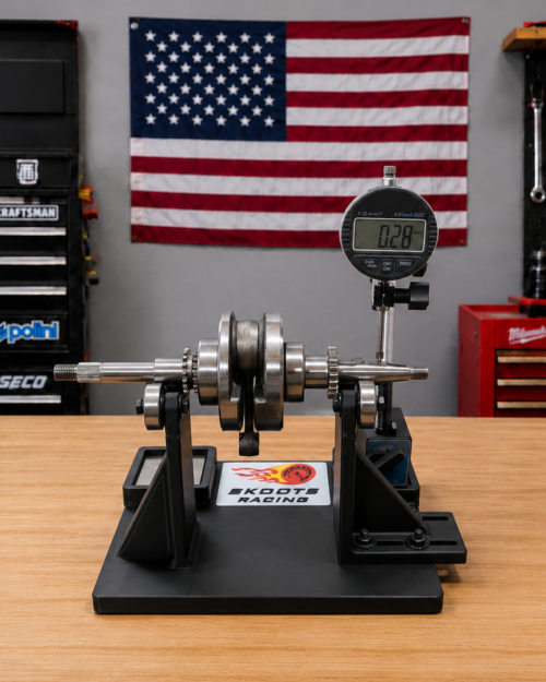 Skoots Small Engine Crankshaft Truing Stand